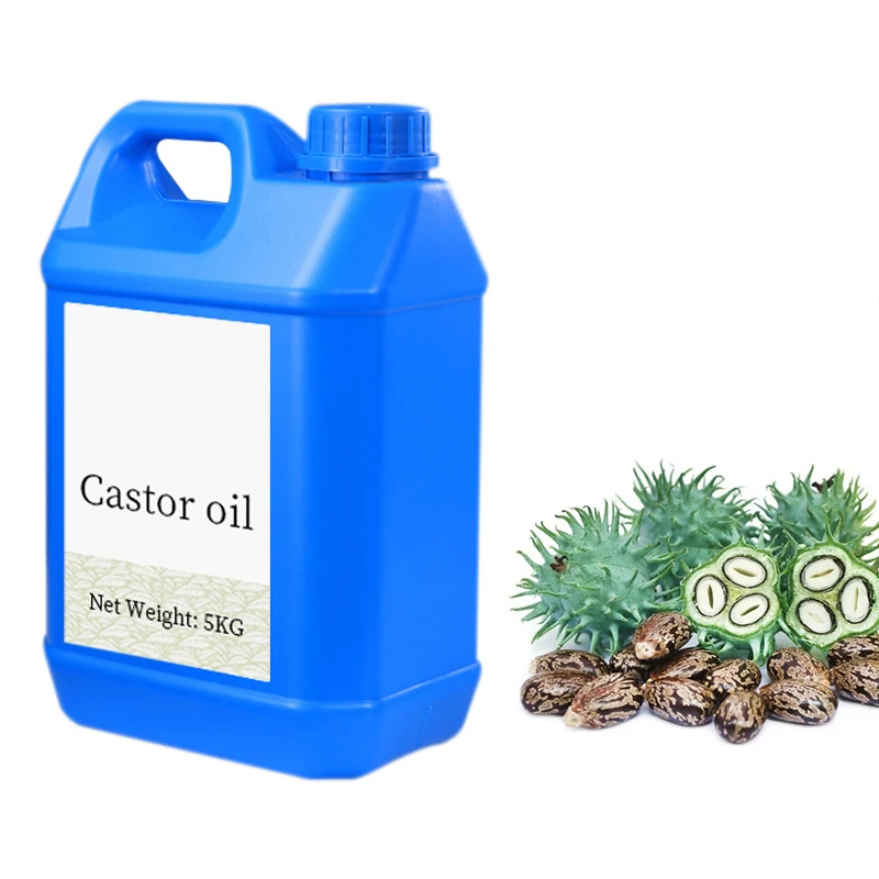 Castor Oil labelled bulk packaging from the existing catalogue